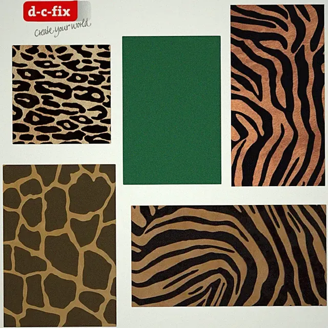Selbstklebefolie Veloursfolie d-c-fix Velvet 45 cm x 1,20cm Klebefolien Leopard