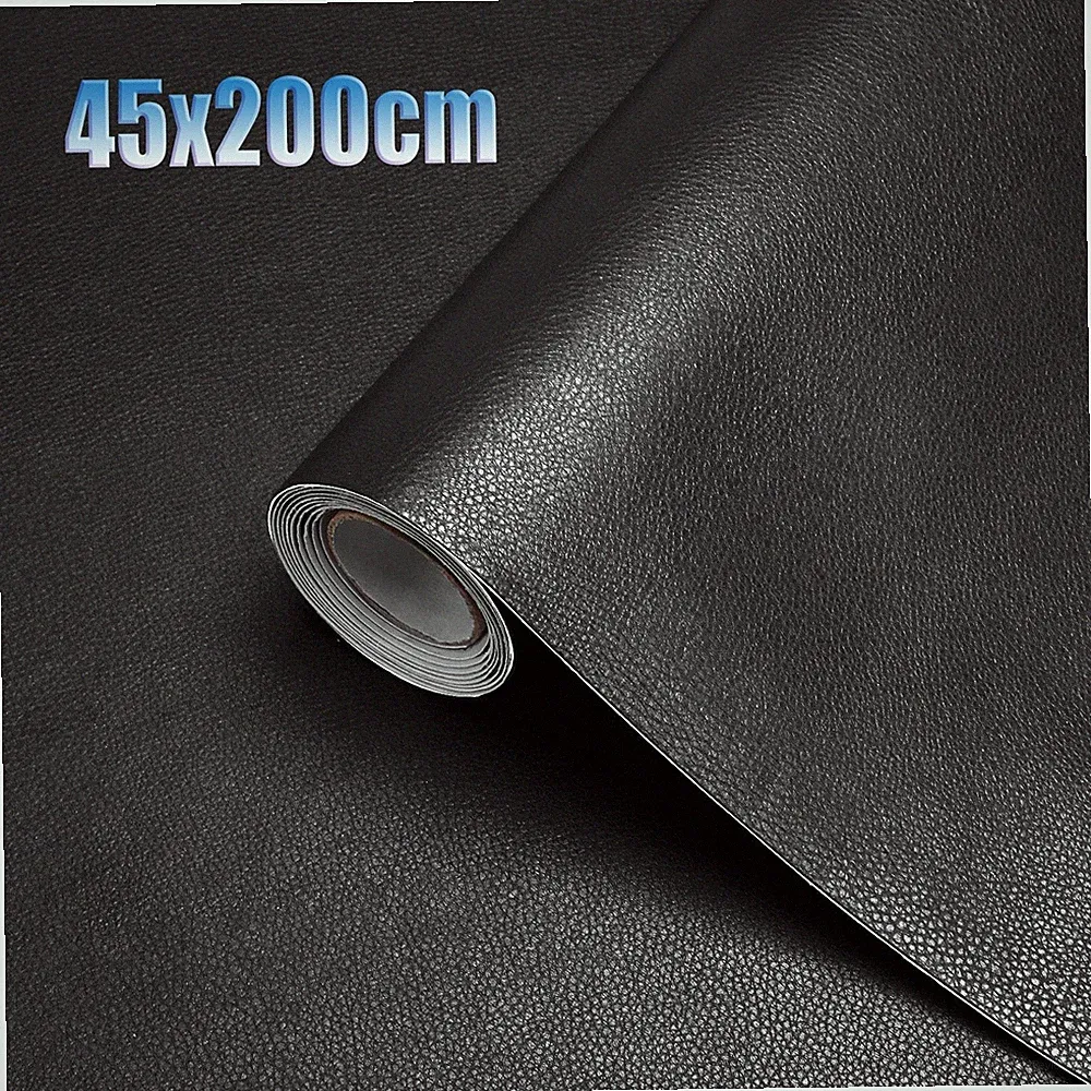 Selbstklebende PU Lederfolie Leder Möbelfolie Sofa Reparatur Folie Dekofolie 2m