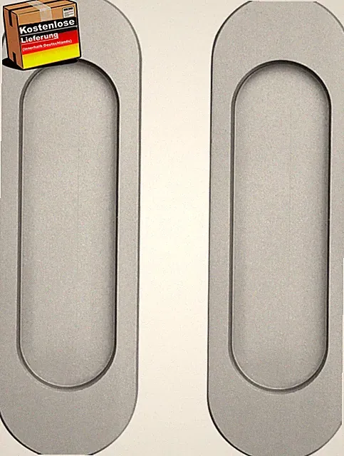 Selbstklebende Schiebetürgriffe 10x7 cm für Küche Bad Glas Türen rostfrei
