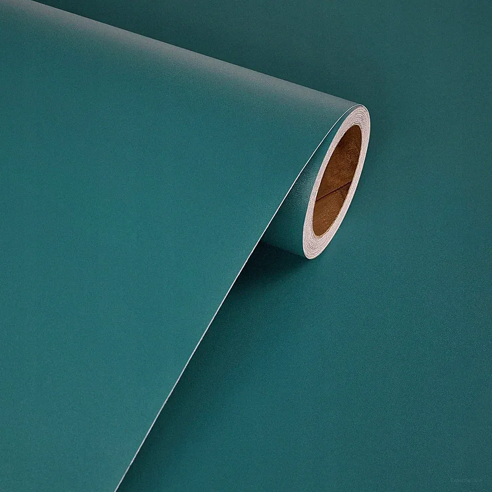 Selbstklebende Tapete Türkis Matt Wandbekleidung Möbel 60cm x 10m tapeta02_818
