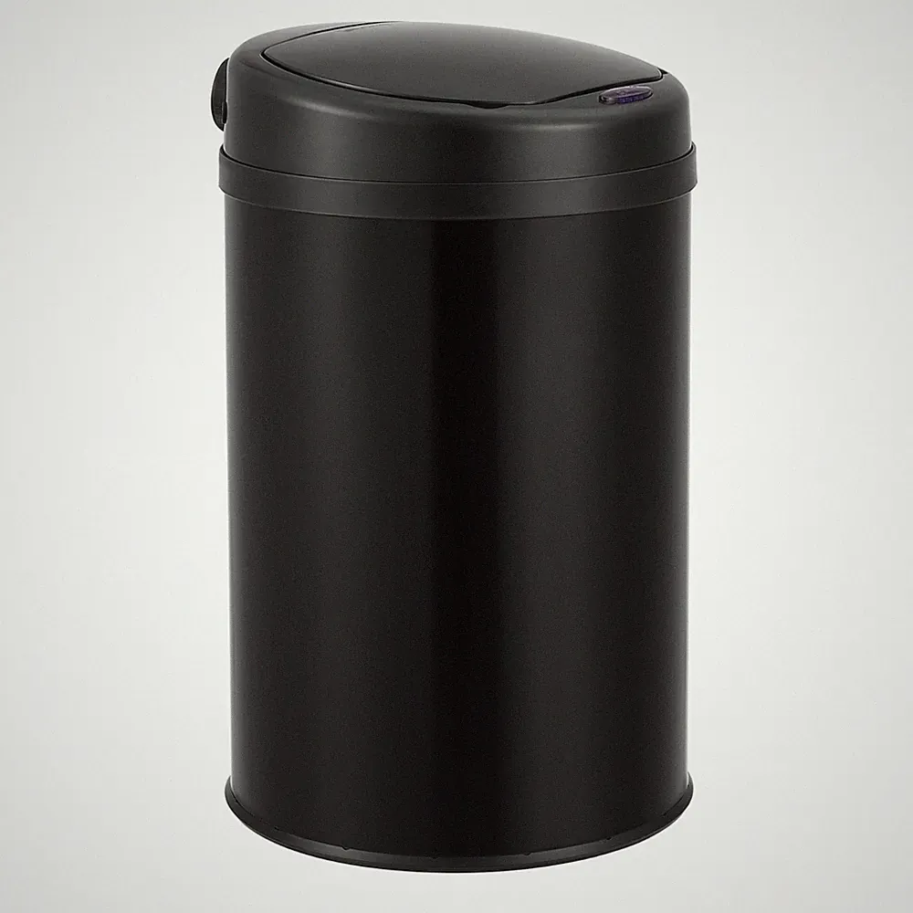 Sensor-Mülleimer 30L Schwarz [en.casa]