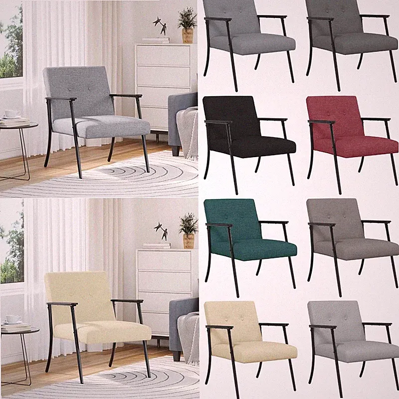 Sessel Stoff Indoor Stoffsessel Moderner Stuhl Wohnzimmersessel Möbel DE