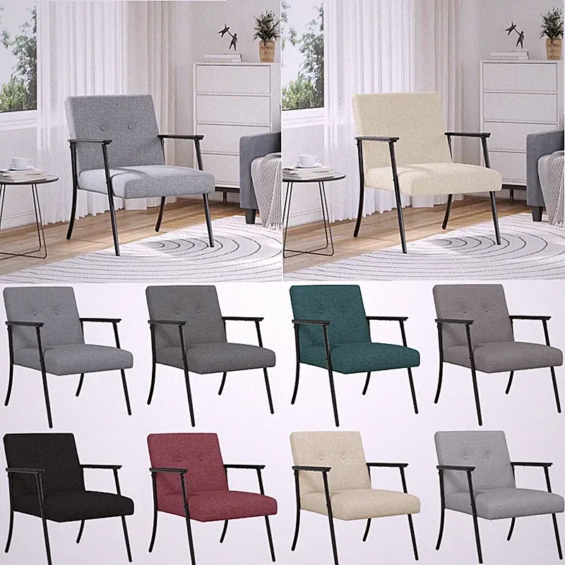 Sessel Stoff Indoor Stoffsessel Moderner Stuhl Wohnzimmersessel Möbel DE