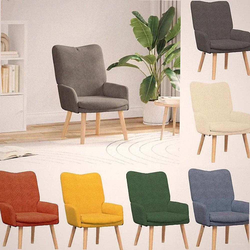 Sessel Stoff Wohnzimmersessel Moderner Stuhl Indoor-Sitzmöbel Bequemer vidaXL
