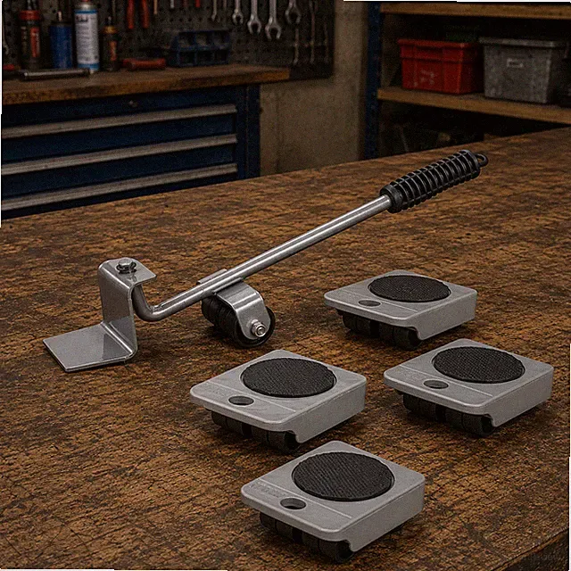 Set 4 Stück Möbelroller Transporthilfe Rollbrett Möbel Transportrollen PVC