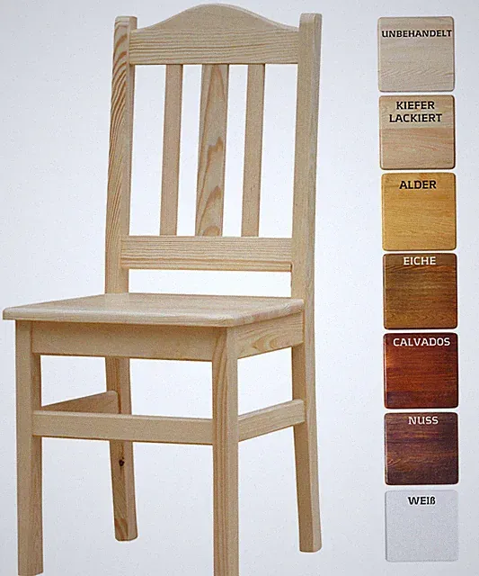 SET Stuhl MASSIV KIEFER HOLZ -NEU restaurantstuhl MASSIVHOLZ