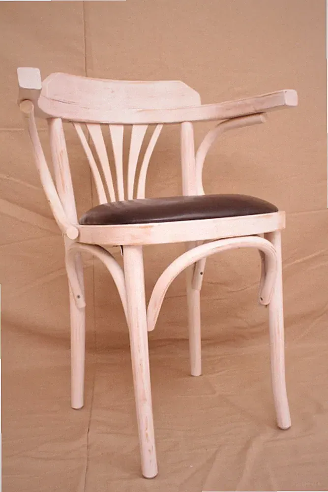 Shabby Chic! Bugholz Armlehnstuhl Schreib-Stuhl Wiener Caféhaus Stuhl 20er Stil