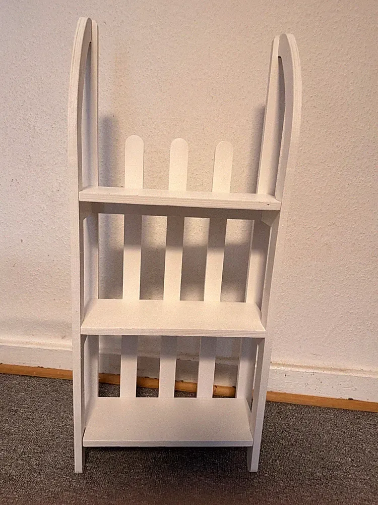 Shabby Chic - / Vintage Schlitten Regal