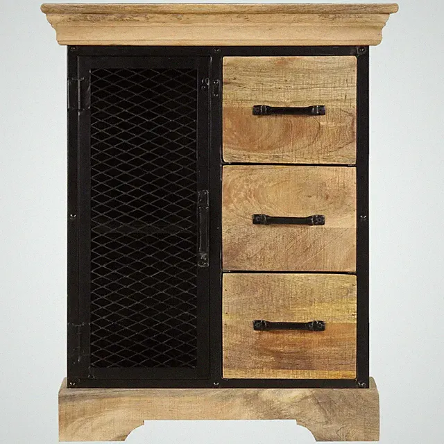 Sideboard 60x30x75 cm Massivholz Mango