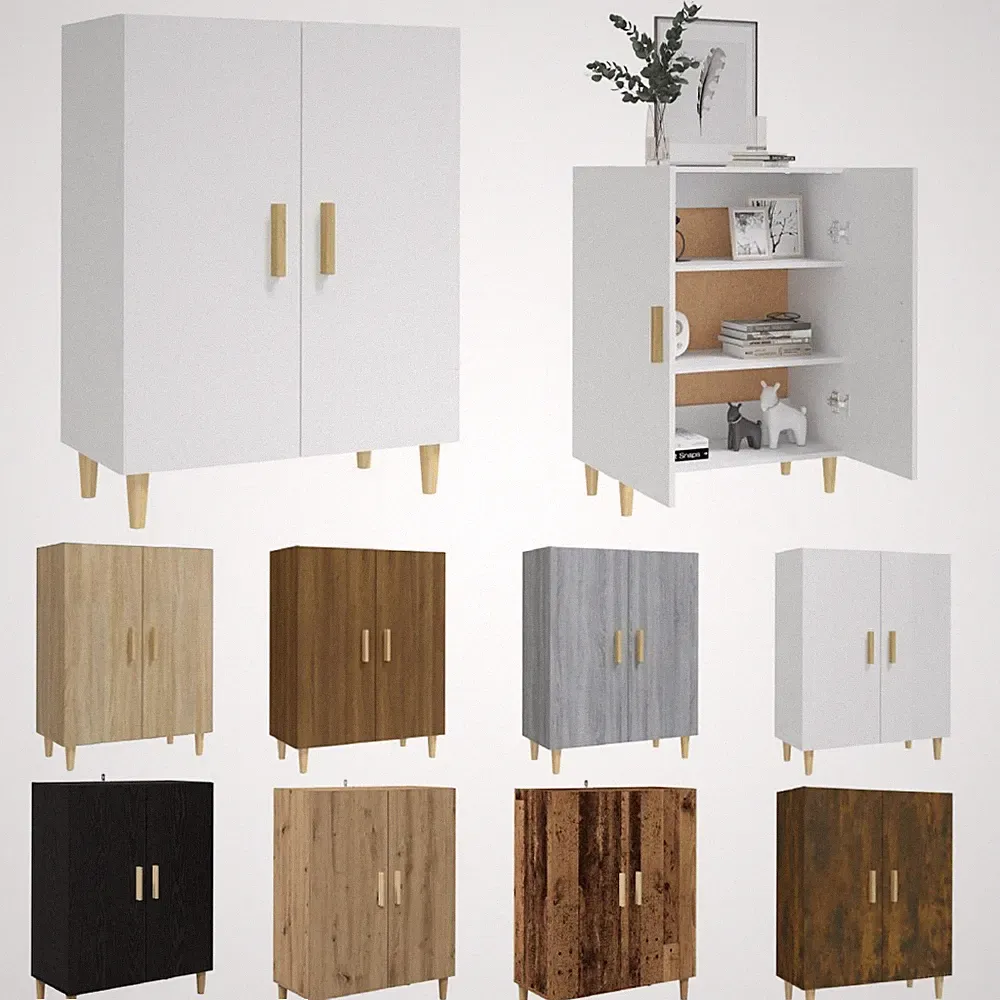 Sideboard 70x34x90cm Holz Multifunktionaler Aufbewahrungsschrank Beistellschrank