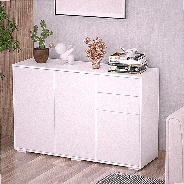 Sideboard Aufbewahrungsschrank Mehrzweckschrank mit 2 Schublade Refurbished