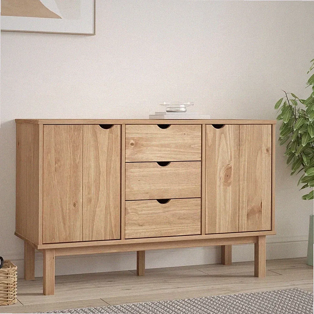 Sideboard Beistellschrank Kommode Schrank Standschrank Massivholz Kiefer