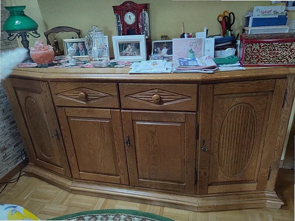 Sideboard, Eiche Rustikal, Verziert