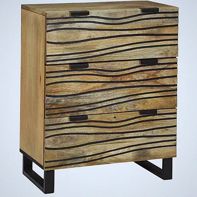 Sideboard Holz Kommode Anrichte Schrank Aufbewahrungsschrank Schubladenschrank