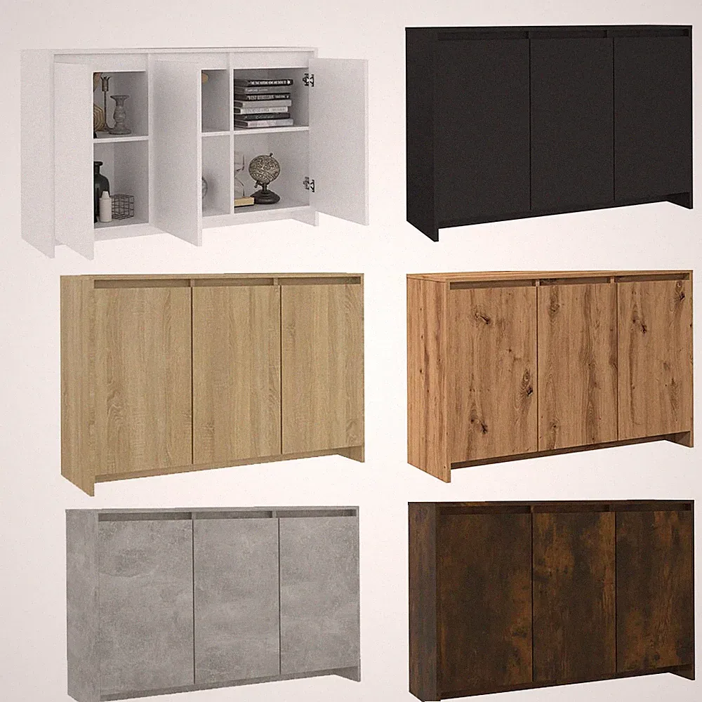 Sideboard Kommode Anrichte Schrank Wohnzimmerschrank Holzwerkstoff 102x33x75 cm