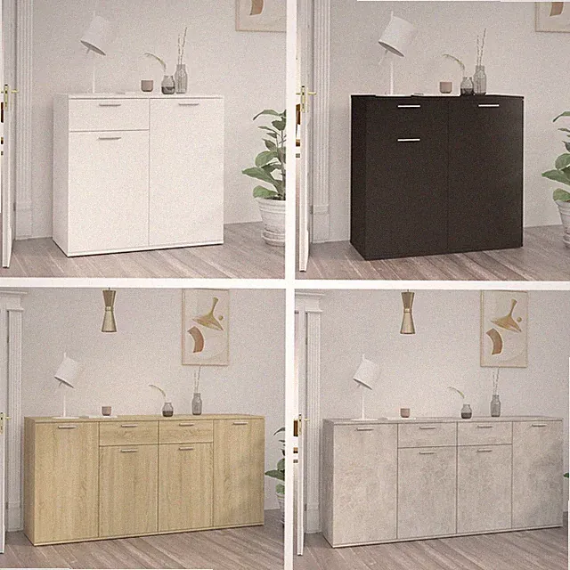 Sideboard Kommode Beistellschrank Schrank Anrichte Mehrzweckschrank Aufbewahrung