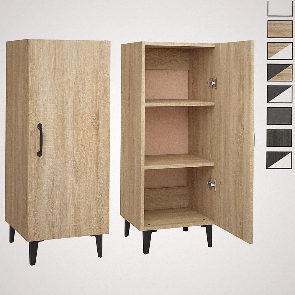 Sideboard Kommode Beistellschrank Schrank Highboard Wohnzimmer 34,5x34x90cm