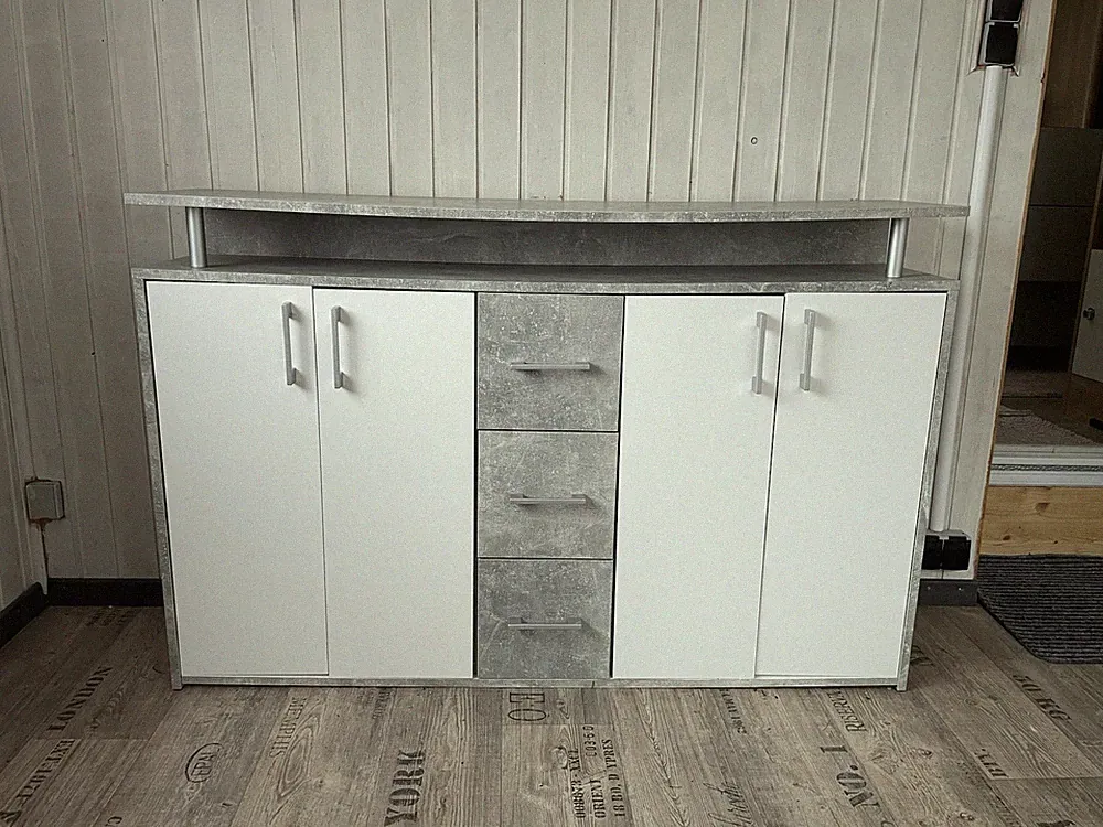 Sideboard, Kommode in Betonoptik, Poco, Highboard