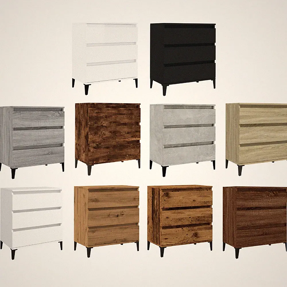 Sideboard Kommode Schrank Beistellschrank Holzschrank 60x35x70 cm Holzwerkstoff