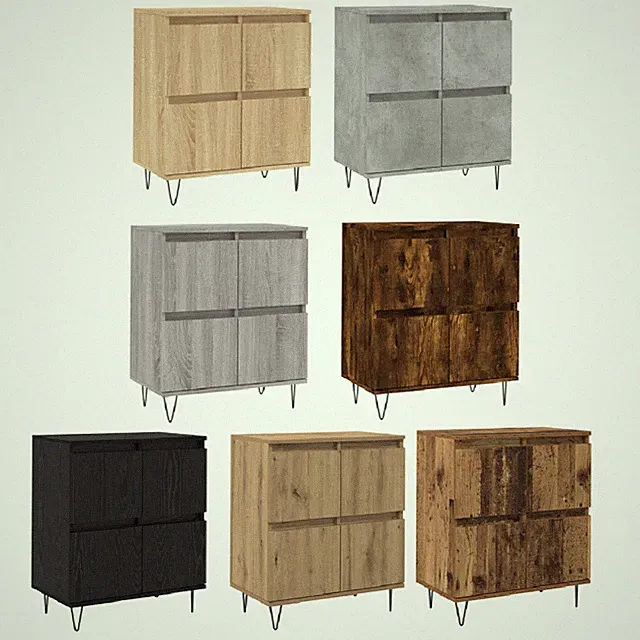 Sideboard Kommode Schrank Beistellschrank Küchenschrank 60x35x70cm Holzwerkstoff