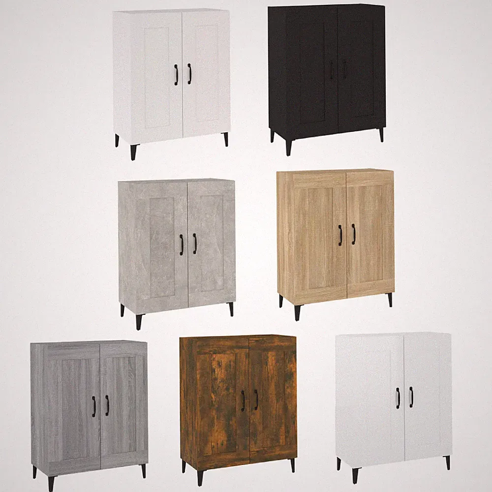 Sideboard Kommode Schrank Beistellschrank Regal 69,5x34x90 cm Holzwerkstoff