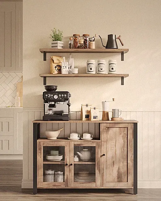 Sideboard Küchenschrank Aufbewahrungsschrank mit 3 Türen für Küche CSL096B50