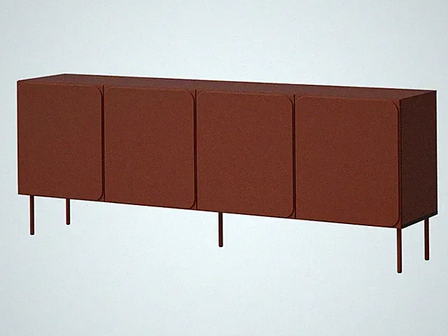 Sideboard RAFAEL Kommode 200x75x42 cm Wohnzimmerschrank modern 4 türiger