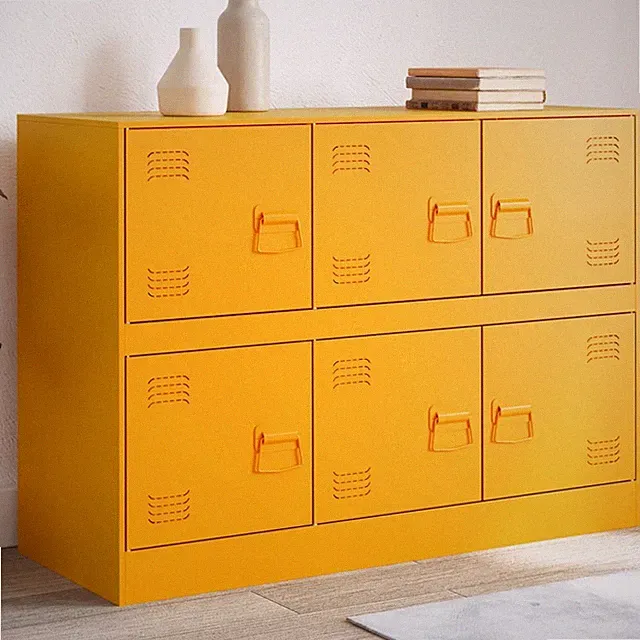 Sideboard Stahl Anrichte Kommode Schrank Beistellschrank Küchenschrank DE