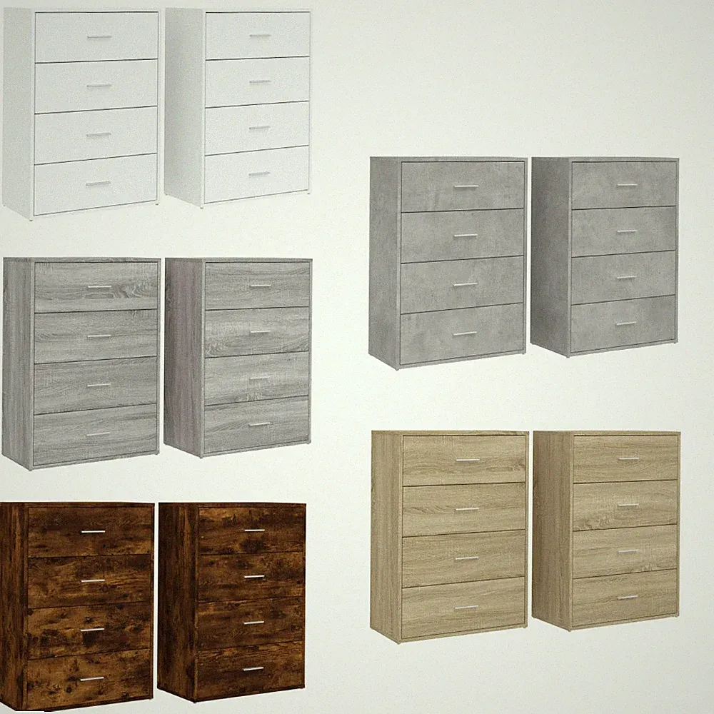 Sideboards Kommode Schrank Beistellschrank 2 Stk. 60x31x84 cm Holzwerkstoff
