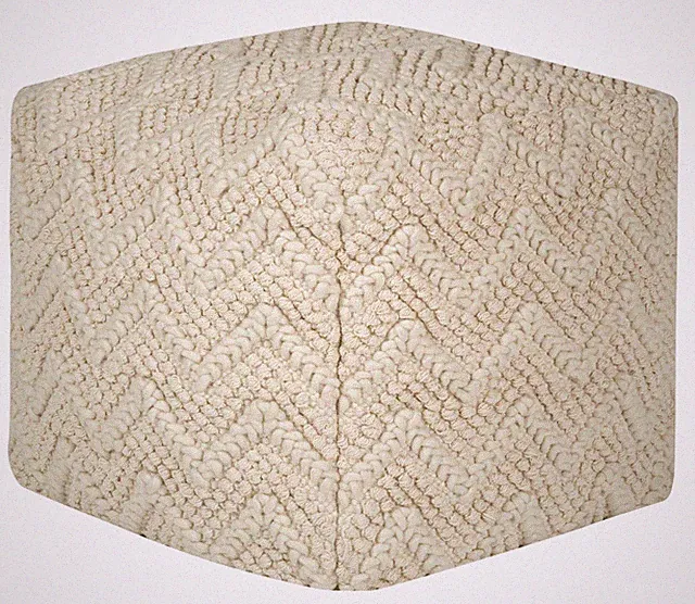 SITTING POINT only by MAGMA Sitzsack MONACOR Cube Baumwolle gestrickt mit Inlett