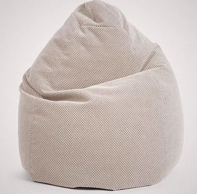 Sitting Point Sitzsack Fluffy XL – 220L Anthrazit – Kuschelig & Bequem
