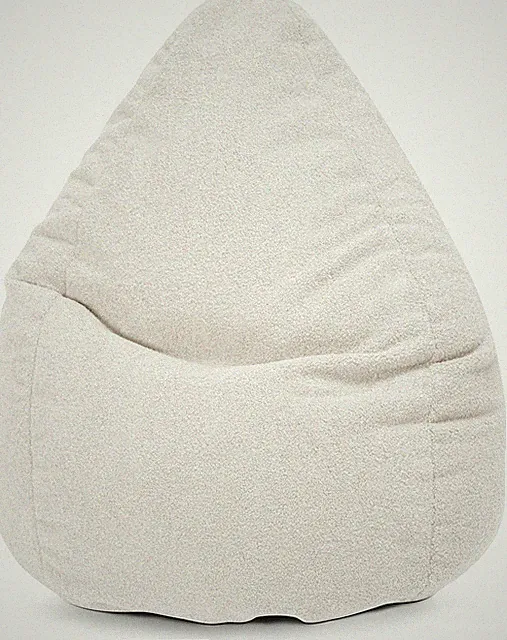 Sitting Point Sitzsack Wooly Fellimitat XL ca. 220L Natur