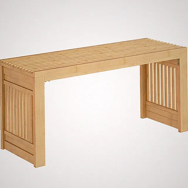 Sitzbank aus Bambus, 90 cm Lange Esszimmer, für 2 Personen, Essbank, Küchenti...