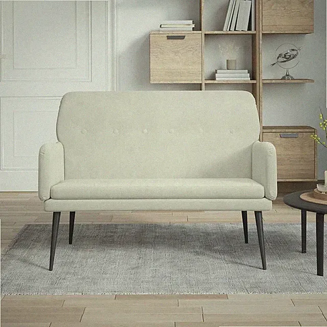Sitzbank Bank Polsterbank Sofa Flurbank Wohnzimmer Garderobenbank Samt vidaXL
