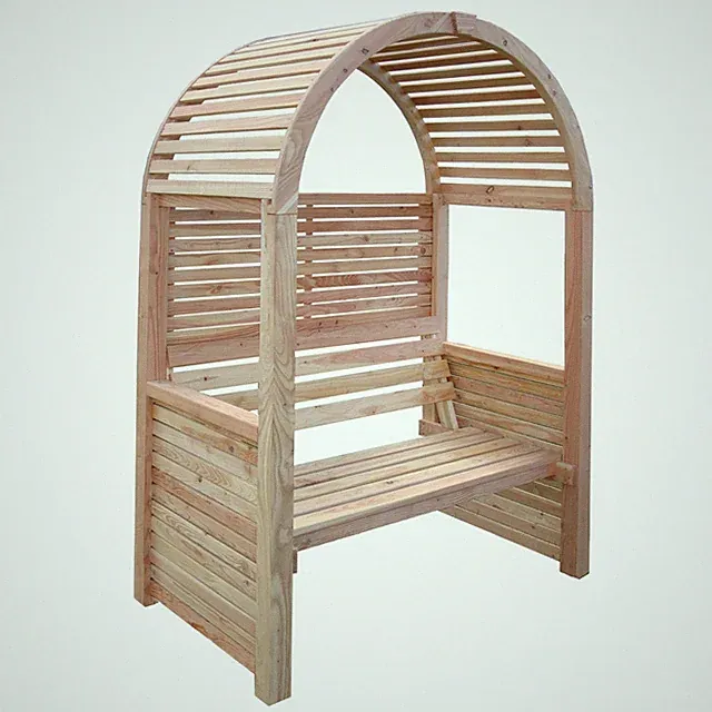 Sitzbank Gartenbank Bank Bänke T&J RELAKS Freisitz Lärche 1286 x 1964 x 736 mm