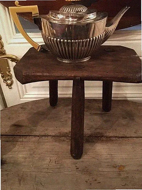 Sitzbank Hocker Sessel Schemel Dreibein Sitzmöbel Bank Stuhl Stühle