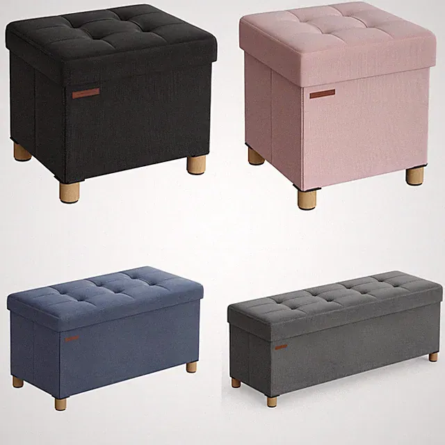 Sitzbank Sitzhocker 29 L-112 L Schuhbank klappbare Sitztruhe 300kg belastbar