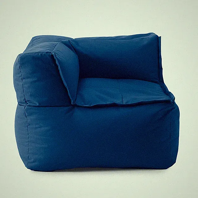 Sitzgruppe Sitzecke Sitzgarnitur Sitzsack Hocker Sessel Couch Sofa EPS Füllung