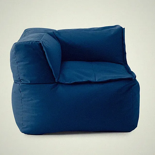 Sitzgruppe Sitzecke Sitzgarnitur Sitzsack Hocker Sessel Couch Sofa EPS Füllung