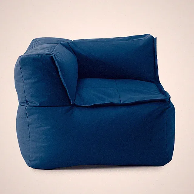 Sitzgruppe Sitzecke Sitzgarnitur Sitzsack Hocker Sessel Couch Sofa EPS Füllung