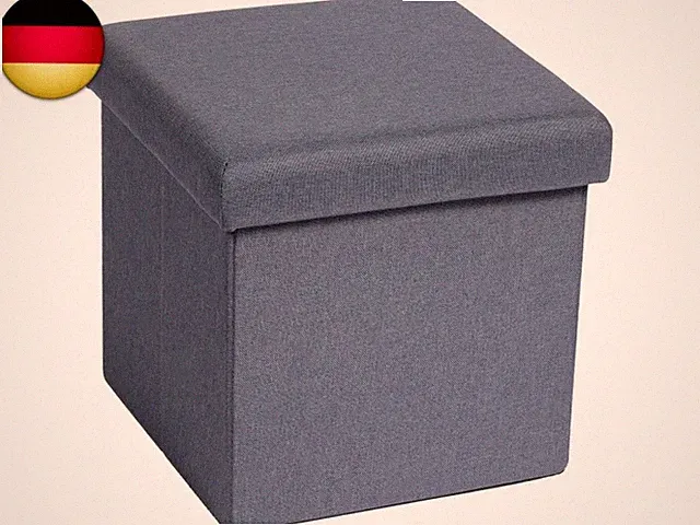 Sitzhocker Mit Stauraum Sitzbank Faltbar Buecher Aufbewahrungsbox Klein Sitz