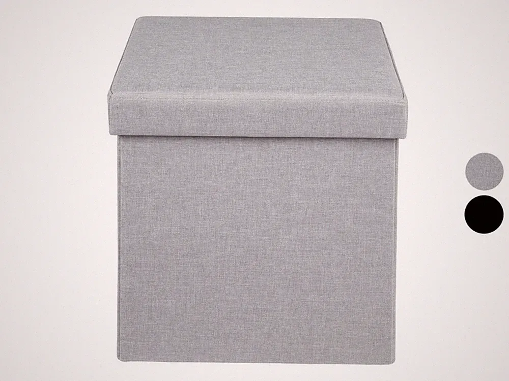 Sitzhocker Sitzwürfel mit Stauraum - faltbar - gepolsterte Sitzfläche NEU !