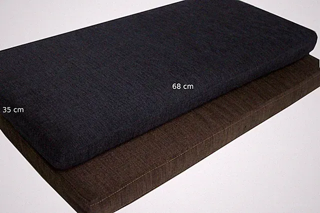 Sitzkissen Bankkissen Garderobe Schuhbankkissen 2 Farben 68 cm x 35 cm x 6 cm