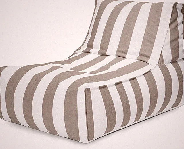 Sitzsack 65x65x100cm Taupe