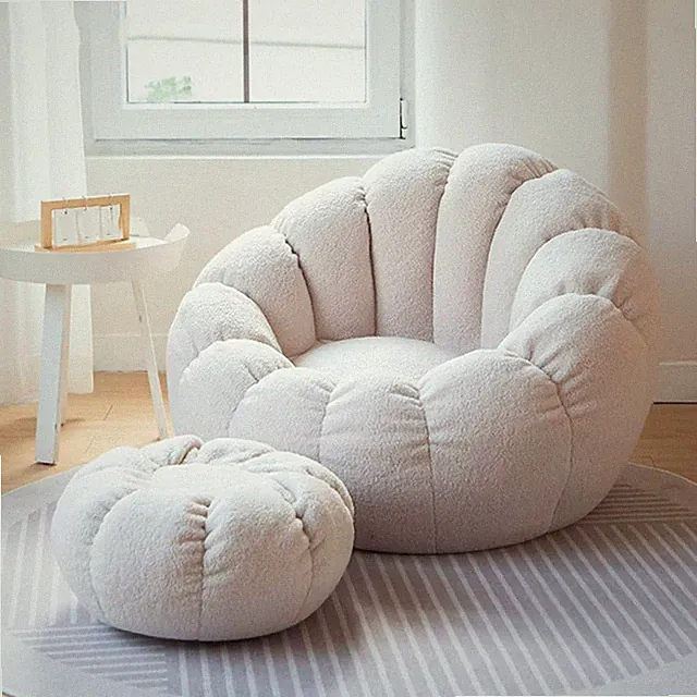 Sitzsack Bezug ohne Füllung, Lazy Sitzsack Stuhlbezug, Sessel aus Ultraweiche...