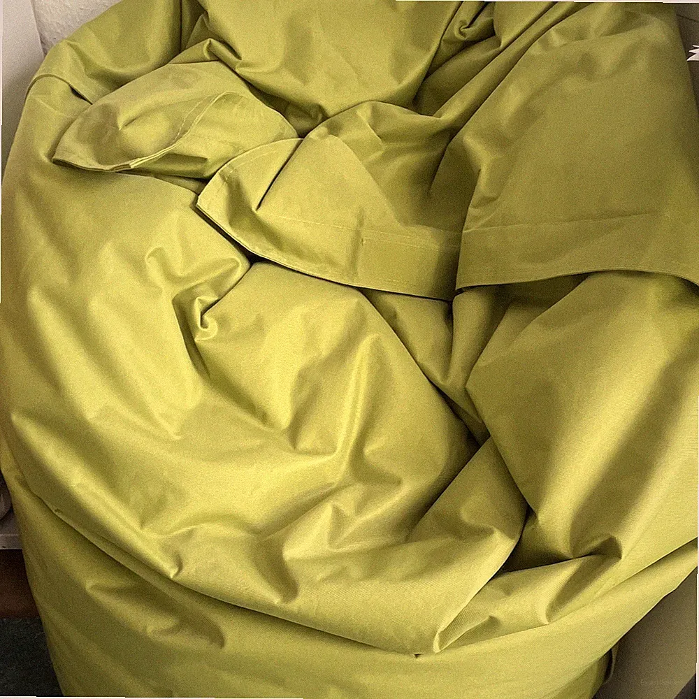 Sitzsack Birnenform Grün einfarbig für Erwachsene, 1 Sitzplatz