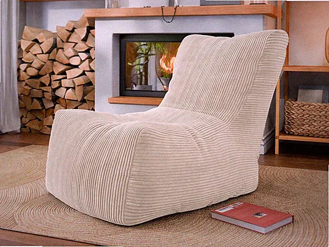 Sitzsack Brolak Cord Sitzkissen Sessel Gamer Kissen Bodenkissen Hocker PR M24