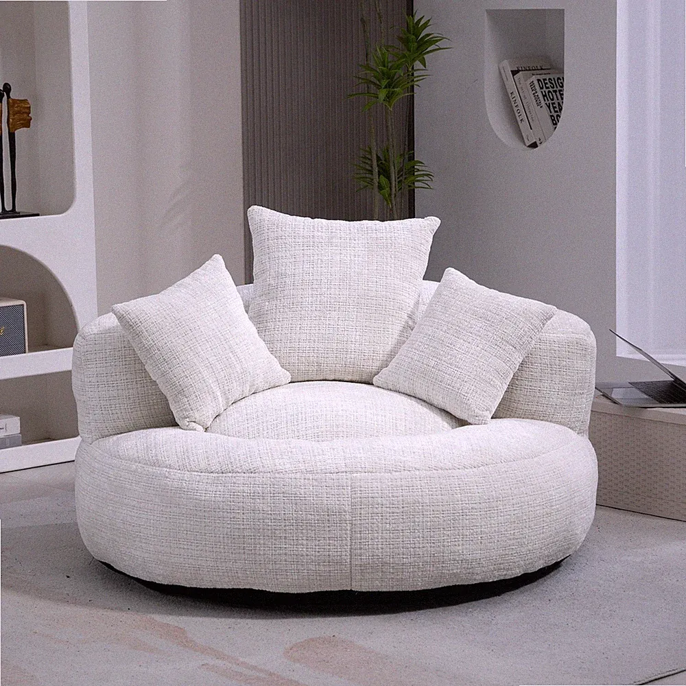 Sitzsack Lazy Sofa Lounger Komfort hohen Rücken drei Kissen Indoor Outdoor Stuhl