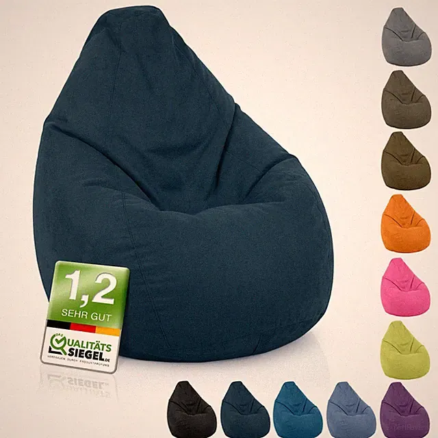 Sitzsack mit Füllung Sitzkissen Beanbag Indoor Outdoor Bean Bag Kinder Gaming