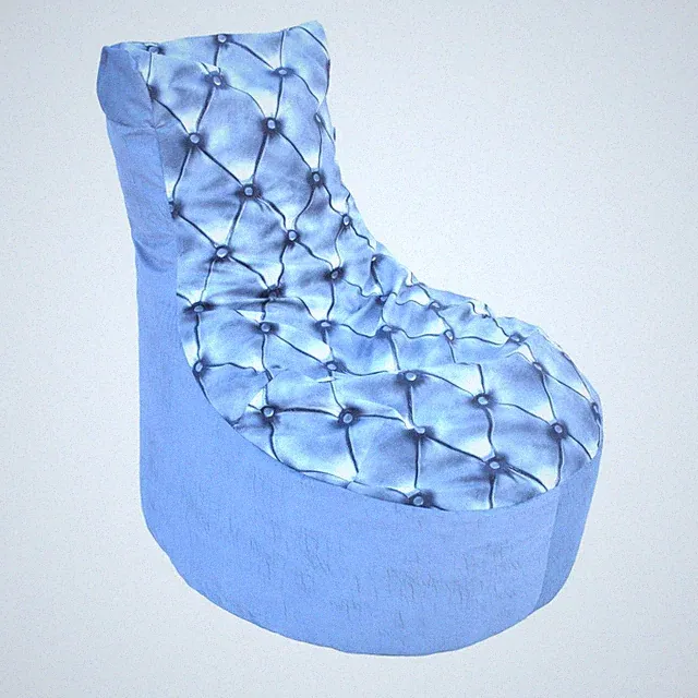 Sitzsack mit Lehne Sitzkissen Bodenkissen Sessel Indoor Kissen Ø70x100 cm